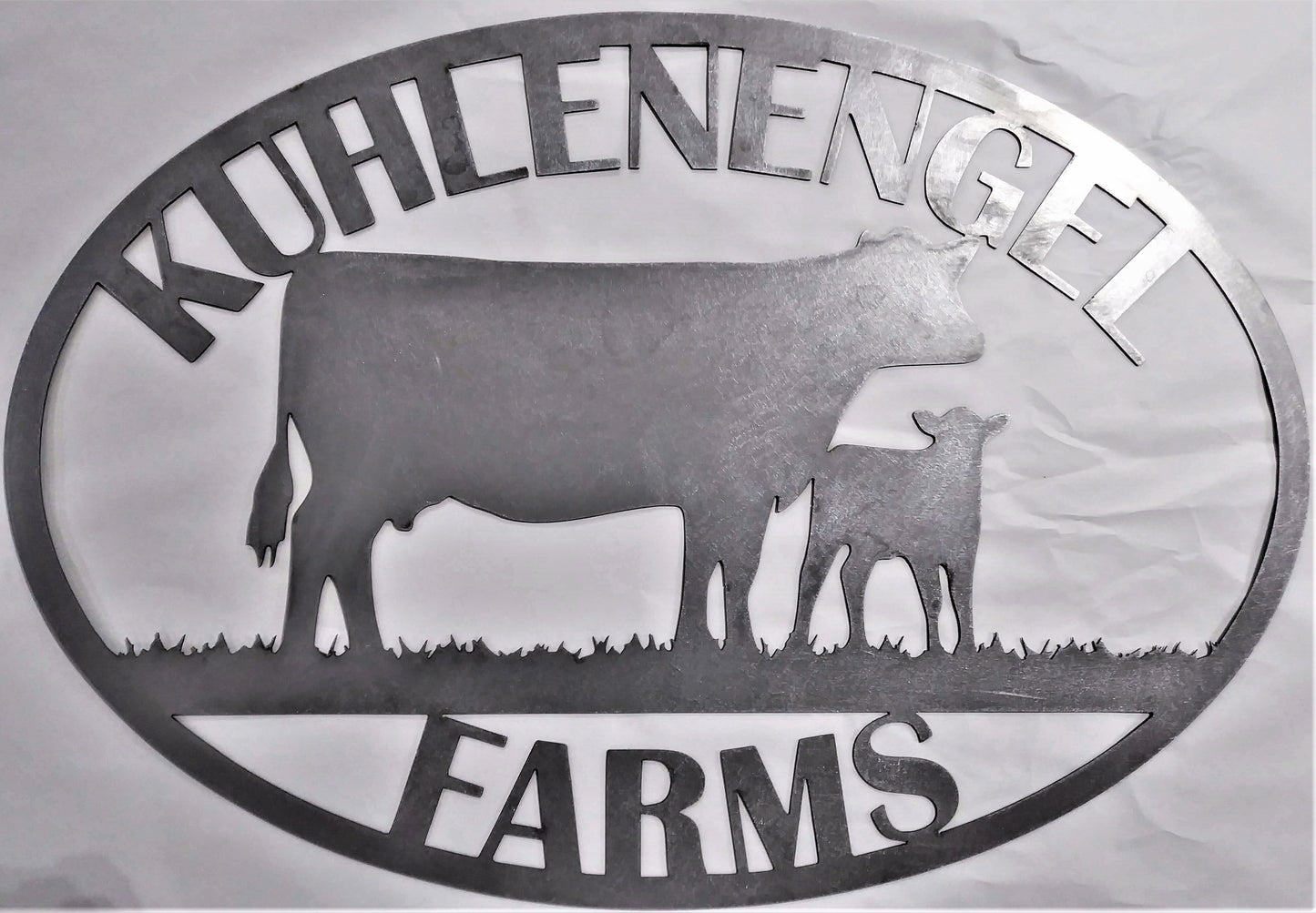 Custom Metal Farm or Family Sign, Animals, Tractor, Objects- Established In Year