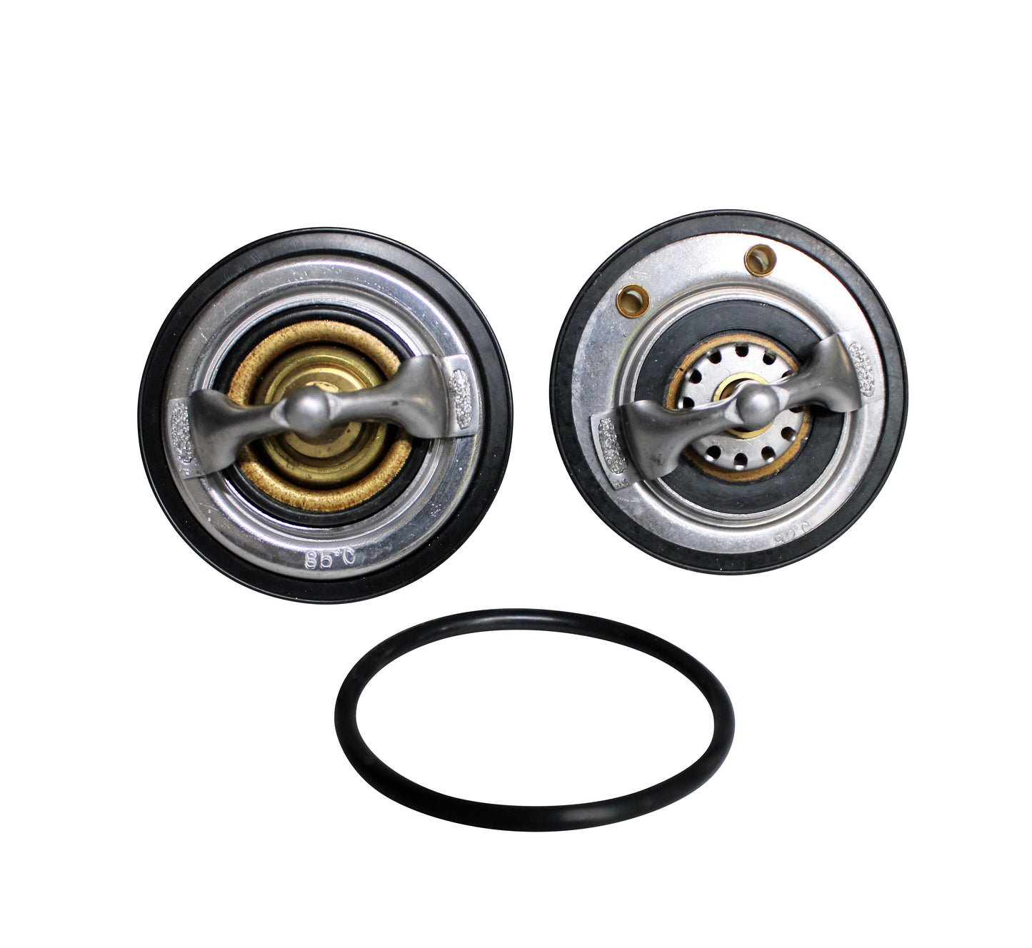 Front & Rear Thermostat Kit For 2001-24 6.6l Duramax LB7 LLY LBZ LMM LML L5P