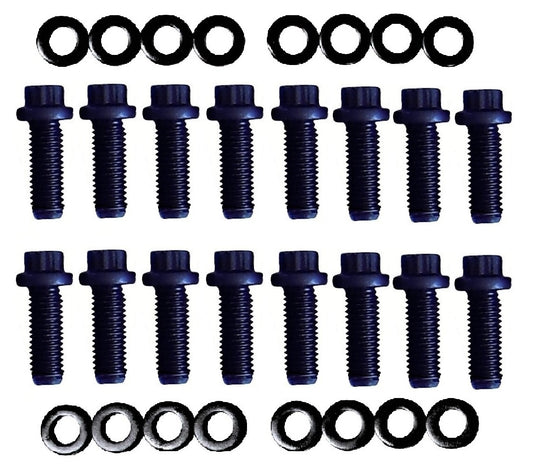 16x Aftermarket Manifold 12 Point Bolts for 6.6l Duramax Chevy GMC 01-16 LB7-LML
