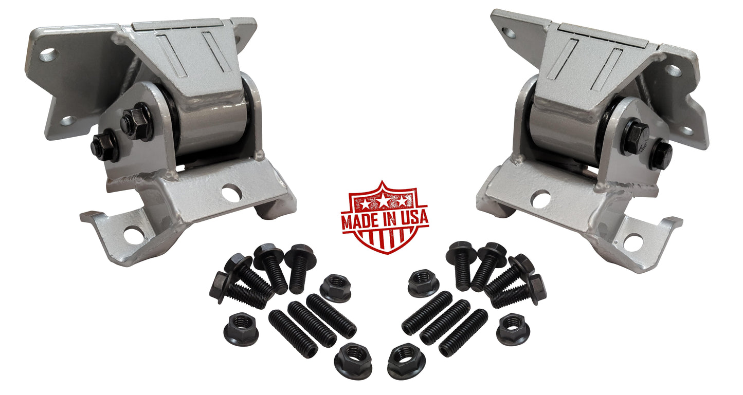 Engine Motor Mount Kit for 6.6l Duramax LB7 LLY LBZ LMM 2001-2010 Chevy GMC