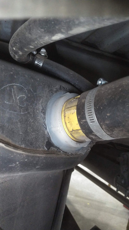 2" Welded Filler Neck Fitting Service for 6.6l 2003-2006 Chevy GMC Suburban Yukon
