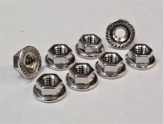 8x Stainless Glow Plug Nuts for 6.6l Duramax LB7-L5P 2001-2023 Chevy GMC