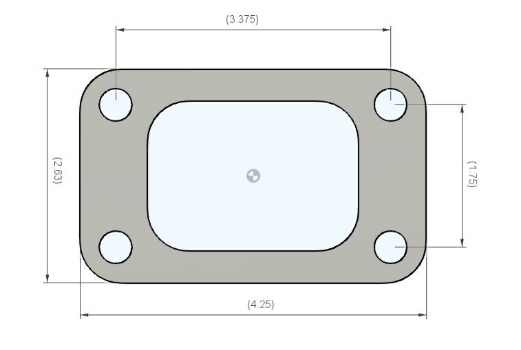 T3 Turbo to Exhaust Manifold Gasket Ford 7.3l IDI 1993-1994