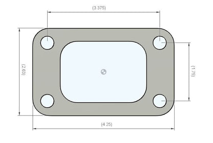 T3 Turbo to Exhaust Manifold Gasket Ford 7.3l IDI 1993-1994