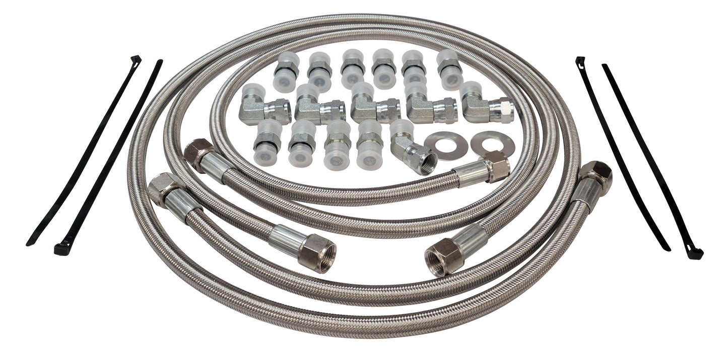 Allison Transmission Cooler Lines for 01-10 GM 6.6l Duramax LB7-LMM & 8.1l Gas