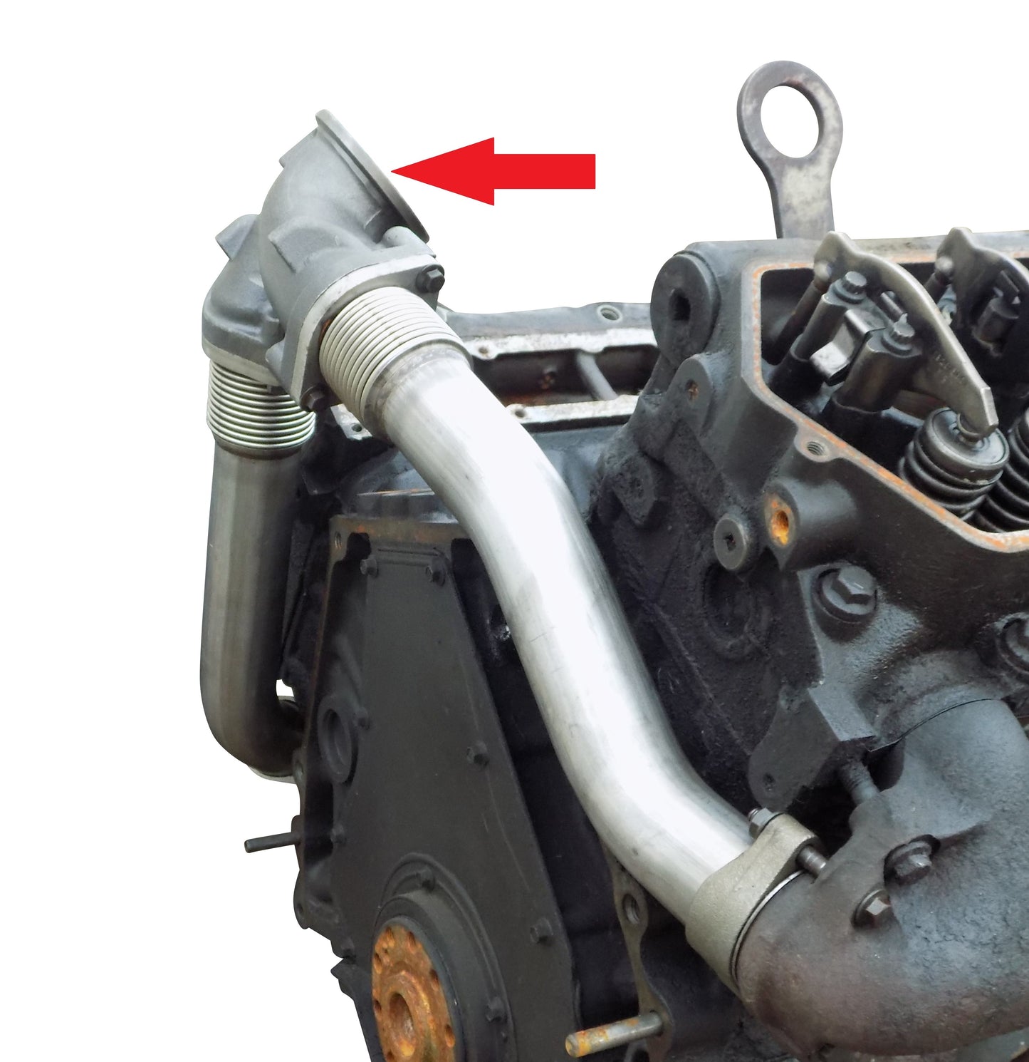 Up-Pipe to Turbo V-Band Clamp for 1999-2010 7.3l & 6.0l Ford Powerstroke