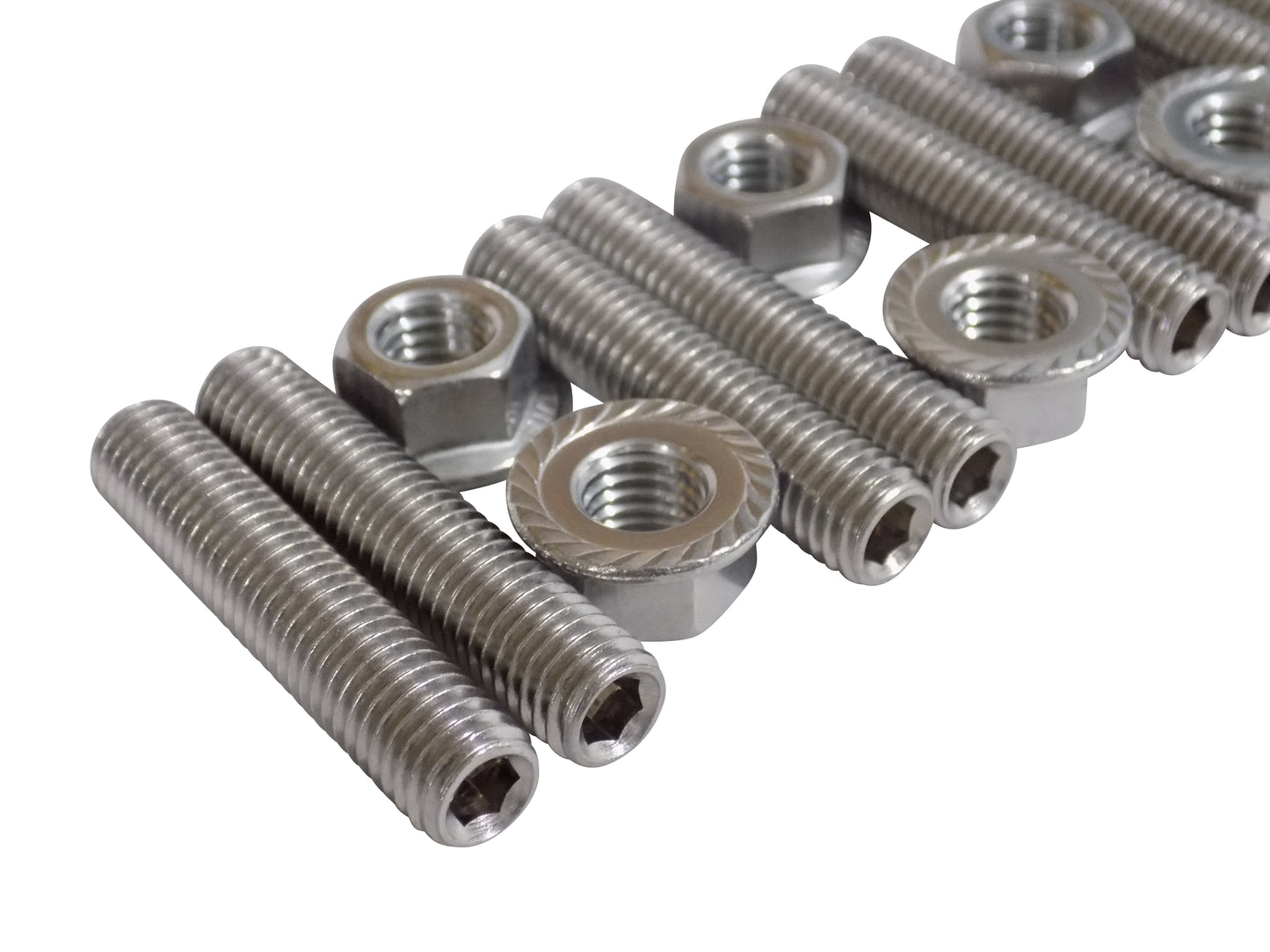 Exhaust Manifold Header Gasket Stainless Stud Kit for 98.5-19 5.9 & 6.7 Cummins