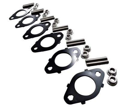 Exhaust Manifold Header Gasket Stainless Stud Kit for 98.5-19 5.9 & 6.7 Cummins