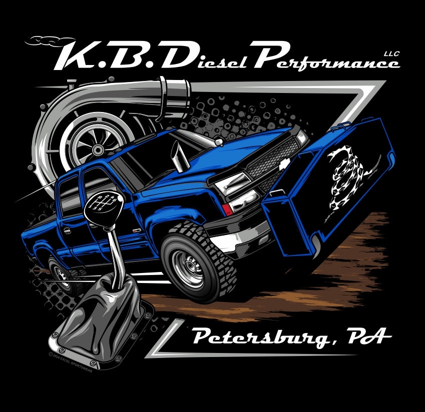 Duramax Hoodie KB Diesel Performance KBDP Black Sweatshirt – KB