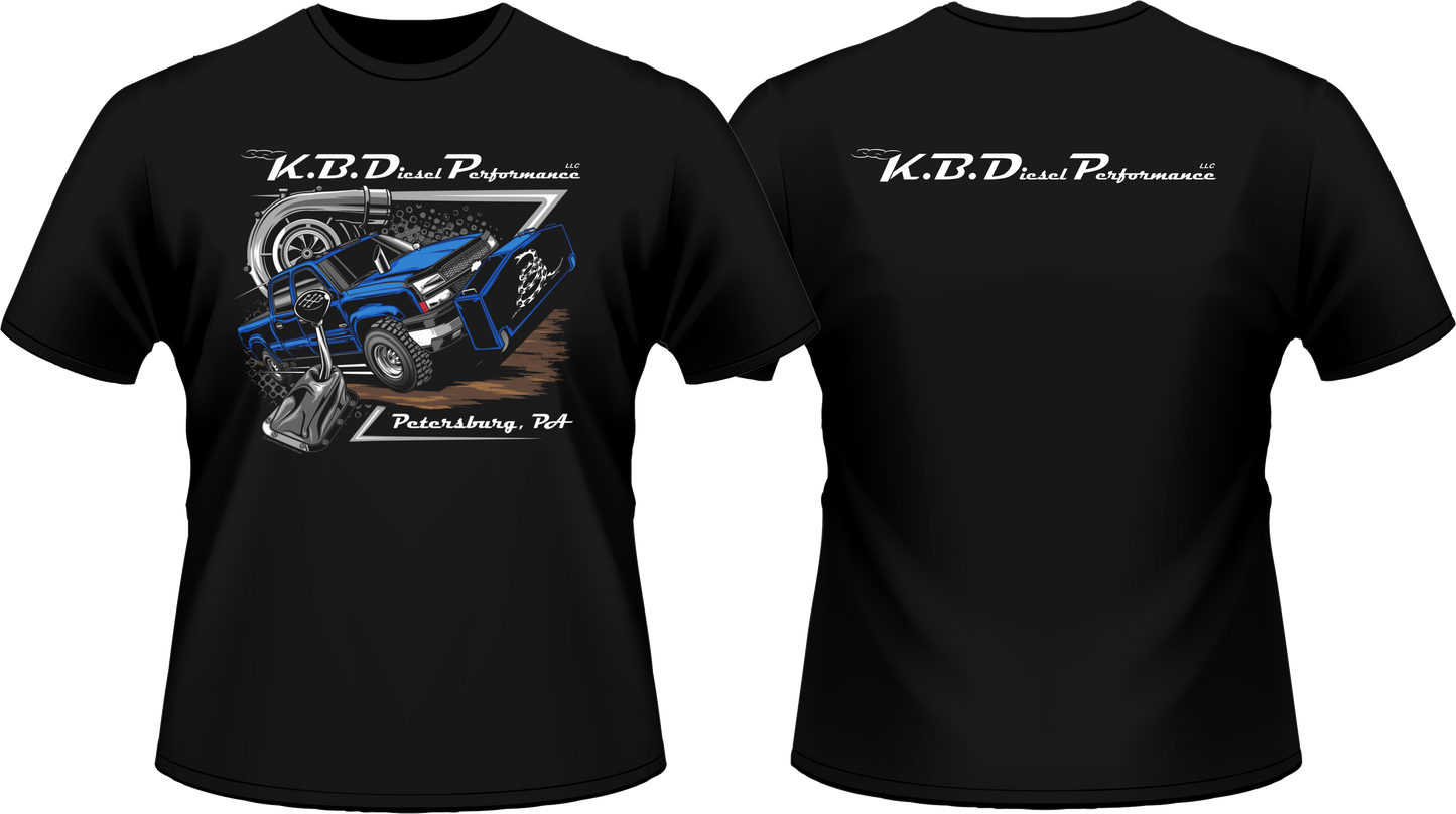 KB Diesel Performance T-Shirt Manual Gearshift Turbo ZF6