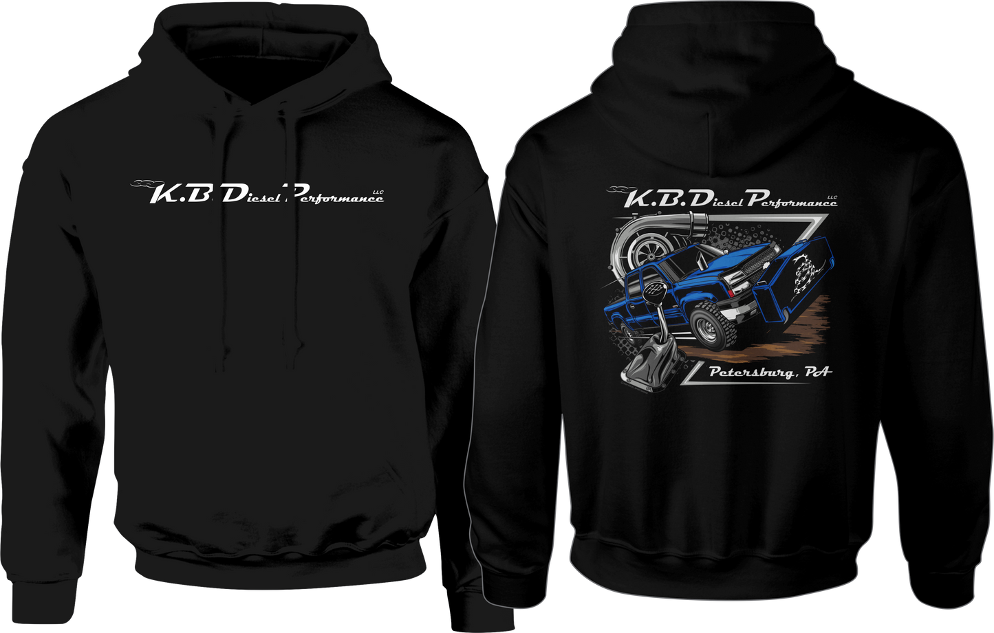 KB Diesel Performance Hoodie Manual Gearshift Turbo ZF6