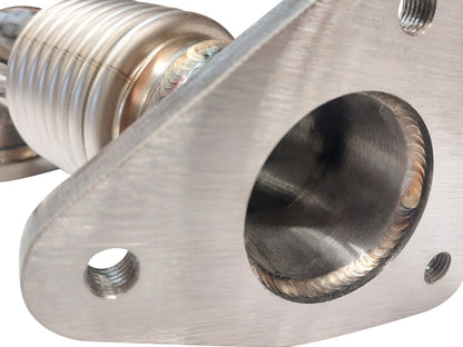 Stainless Turbo Exhaust Up Pipes for 2005 6.6l LLY Duramax Kodiak Topkick