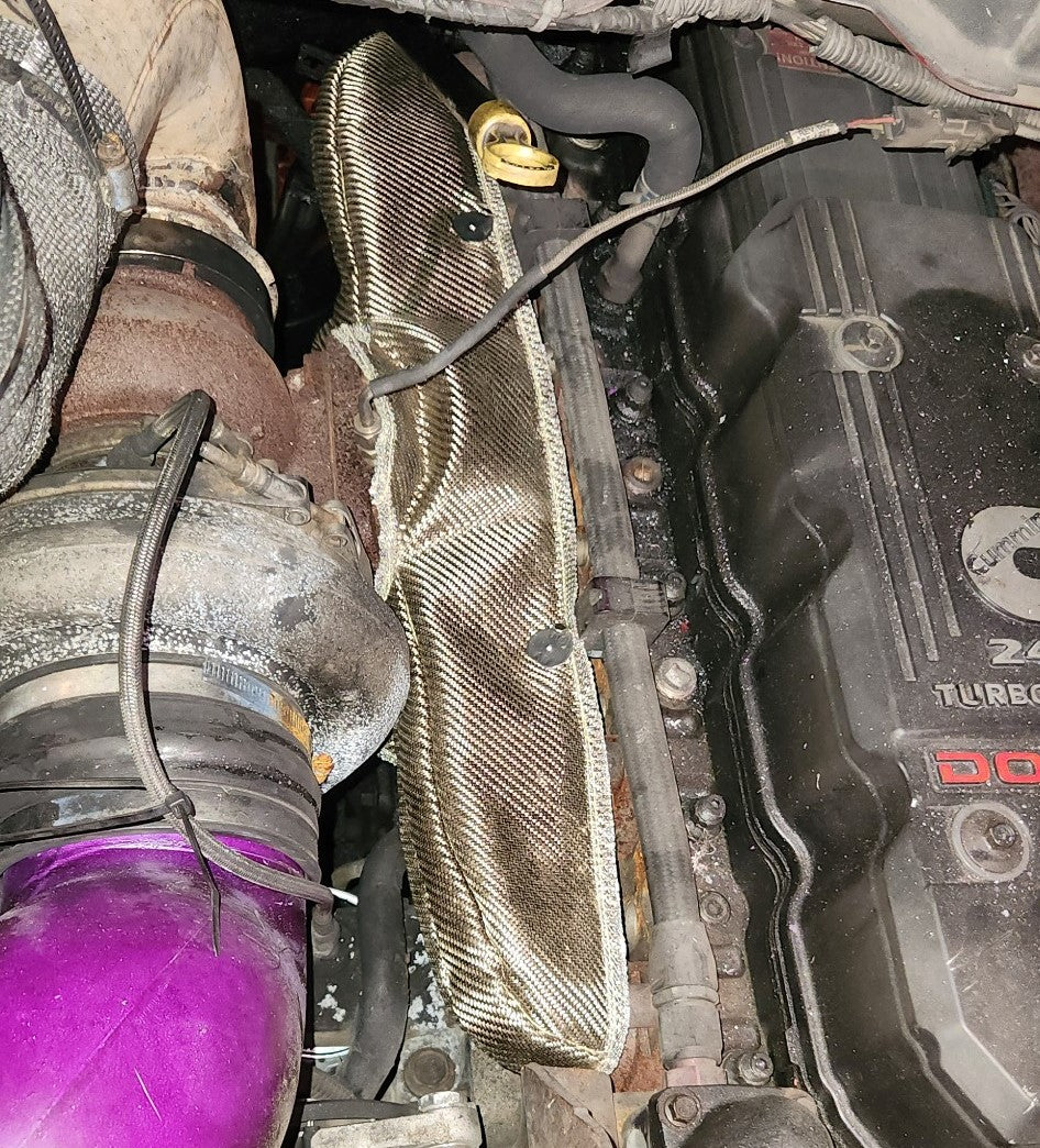 2nd Gen Exhaust Manifold Heat Blanket for 5.9l 6.7l Cummins Turbo Diesel