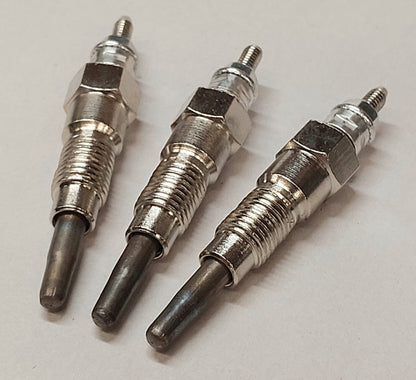 3 Glow Plugs for John Deere 1023E 1025R 1026R 2025R 2305 2320 850D 855D Gator