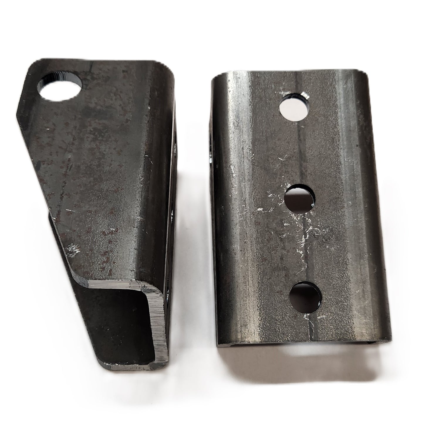 Bolt On or Weld On Front Traction Bar Mount Set 3" Wide