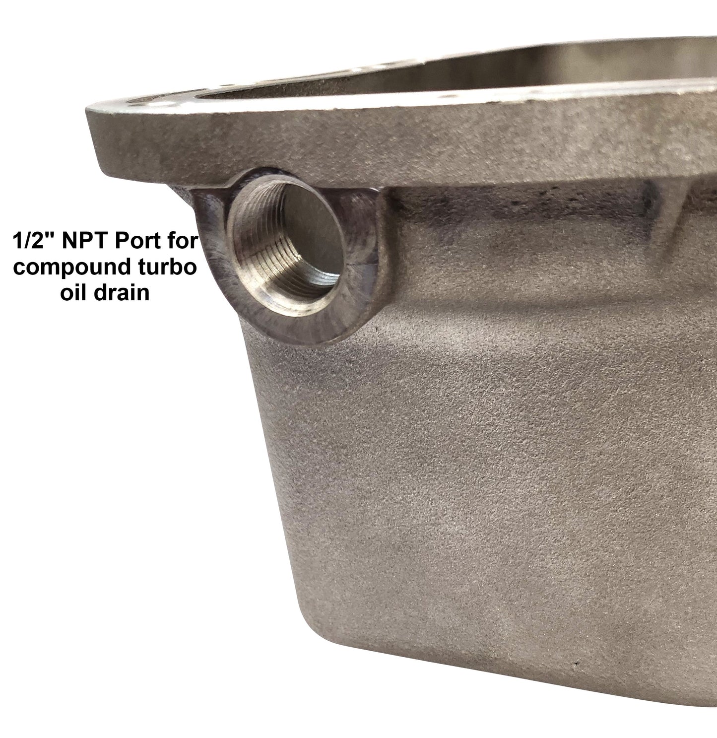High Capacity Cast Aluminum Oil Pan for 2011-2016 6.6l Duramax LML Chevy GMC