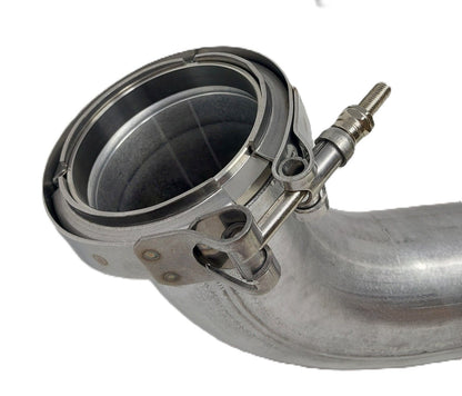 Stainless Steel Turbo Outlet to Downpipe V-band Flange & Clamp for 6.5l Diesel