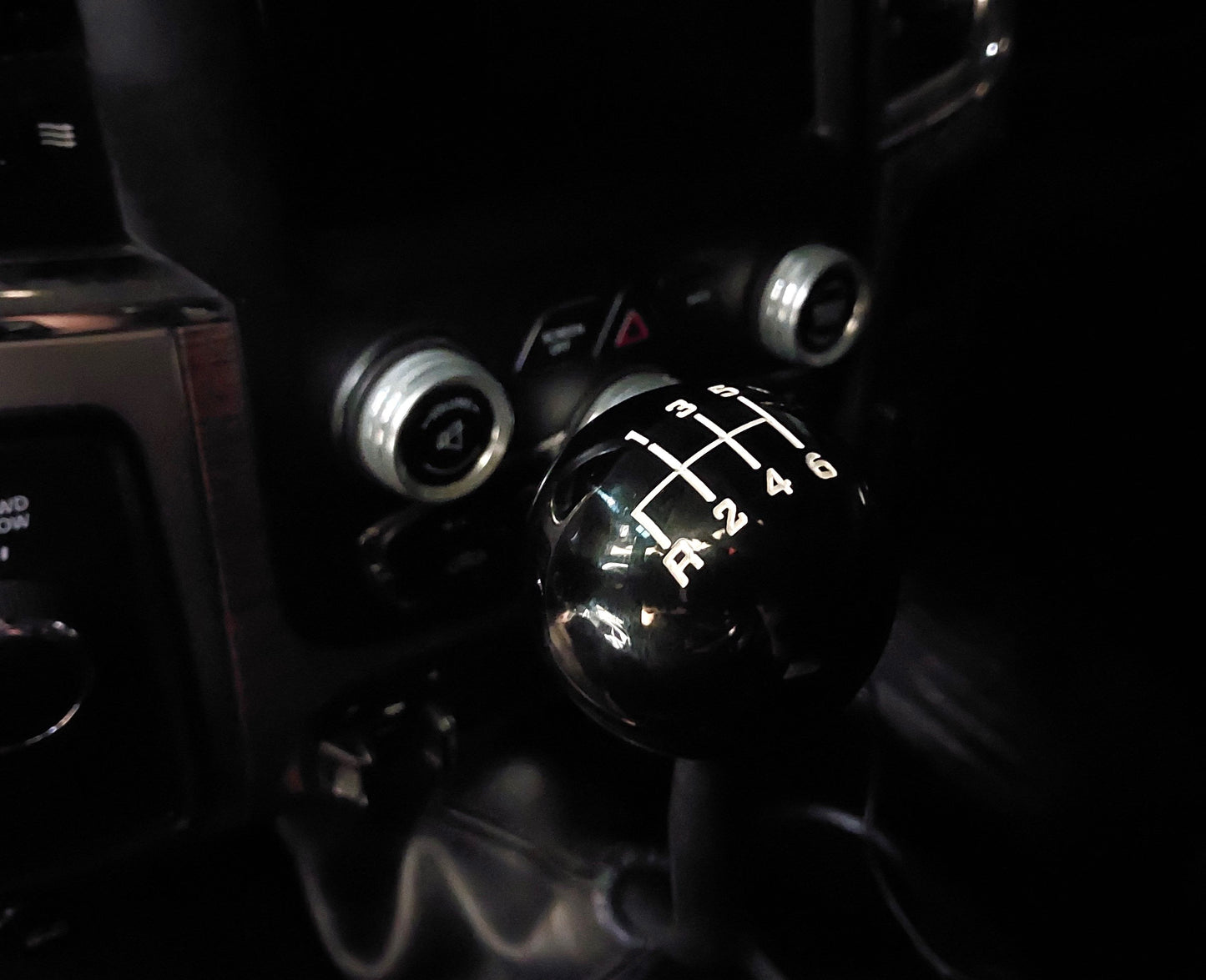 Black 6 Speed Shifter Ball Shift Knob For G56 Dodge 5.9l 6.7l Cummins M10-1.5