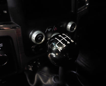 Black 6 Speed Shifter Ball Shift Knob For G56 Dodge 5.9l 6.7l Cummins M10-1.5