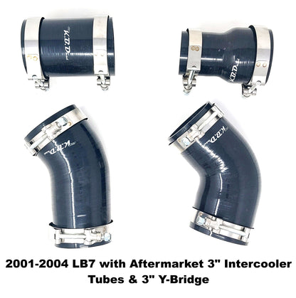 Intercooler Coupler Boot Kit for 2001-2004 6.6l LB7 Duramax