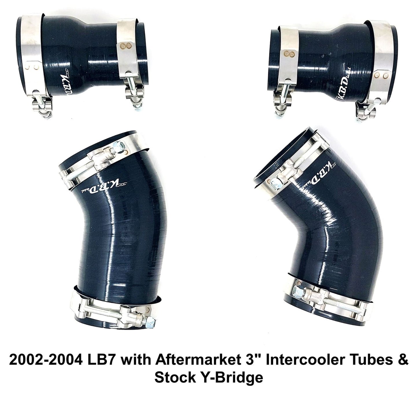 Intercooler Coupler Boot Kit for 2001-2004 6.6l LB7 Duramax