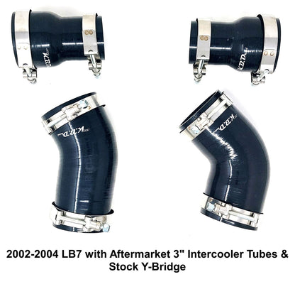 Intercooler Coupler Boot Kit for 2001-2004 6.6l LB7 Duramax