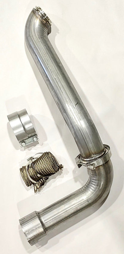 3.5" Turbo Exhaust Downpipe for 2005-2010 Chevy GMC Duramax 6.6 LLY LBZ LMM