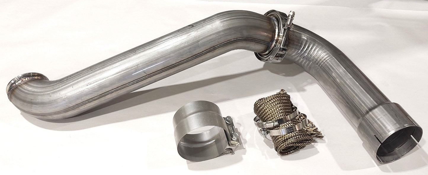3.5" Turbo Exhaust Downpipe for 2005-2010 Chevy GMC Duramax 6.6 LLY LBZ LMM