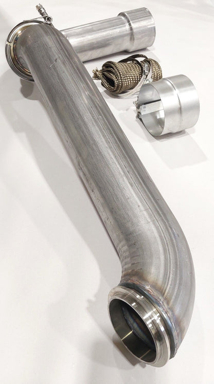 3.5" Turbo Exhaust Downpipe for 2005-2010 Chevy GMC Duramax 6.6 LLY LBZ LMM