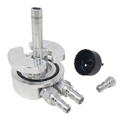 Billet Aluminum Diesel Sump W/ Integrated Return for Cummins Duramax Powerstroke