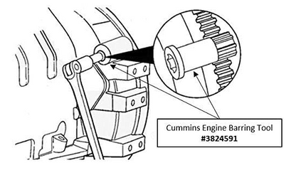 Barring Tool For 3.9L 5.9L 6.7L 8.3L Cummins Dodge Ram 2500 3500