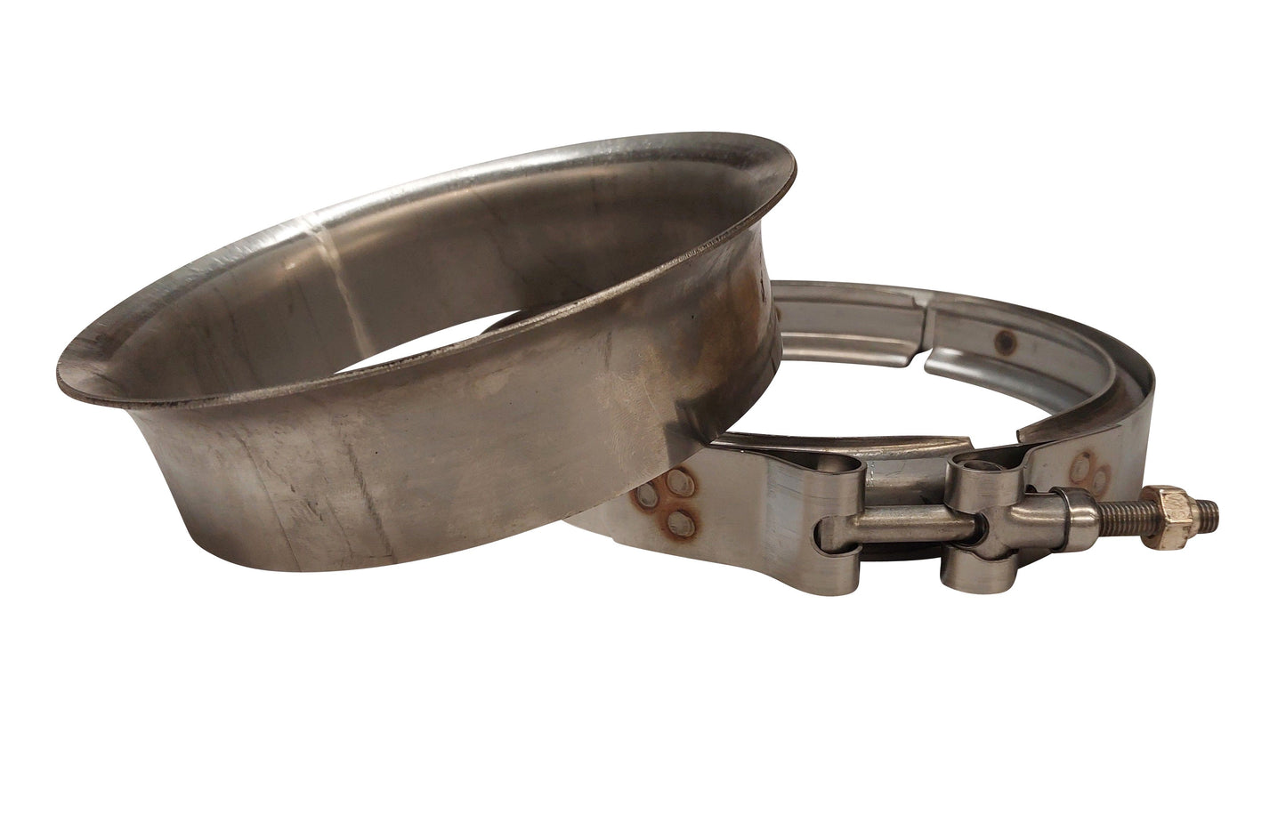5 Inch S400 *T6 Foot* Downpipe Flare Flange & Clamp