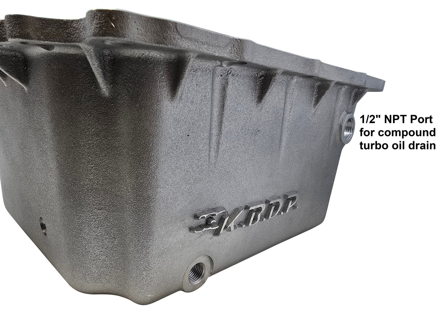 High Capacity Cast Aluminum Oil Pan for 2020-2025 6.6l Duramax L5P Chevy GMC