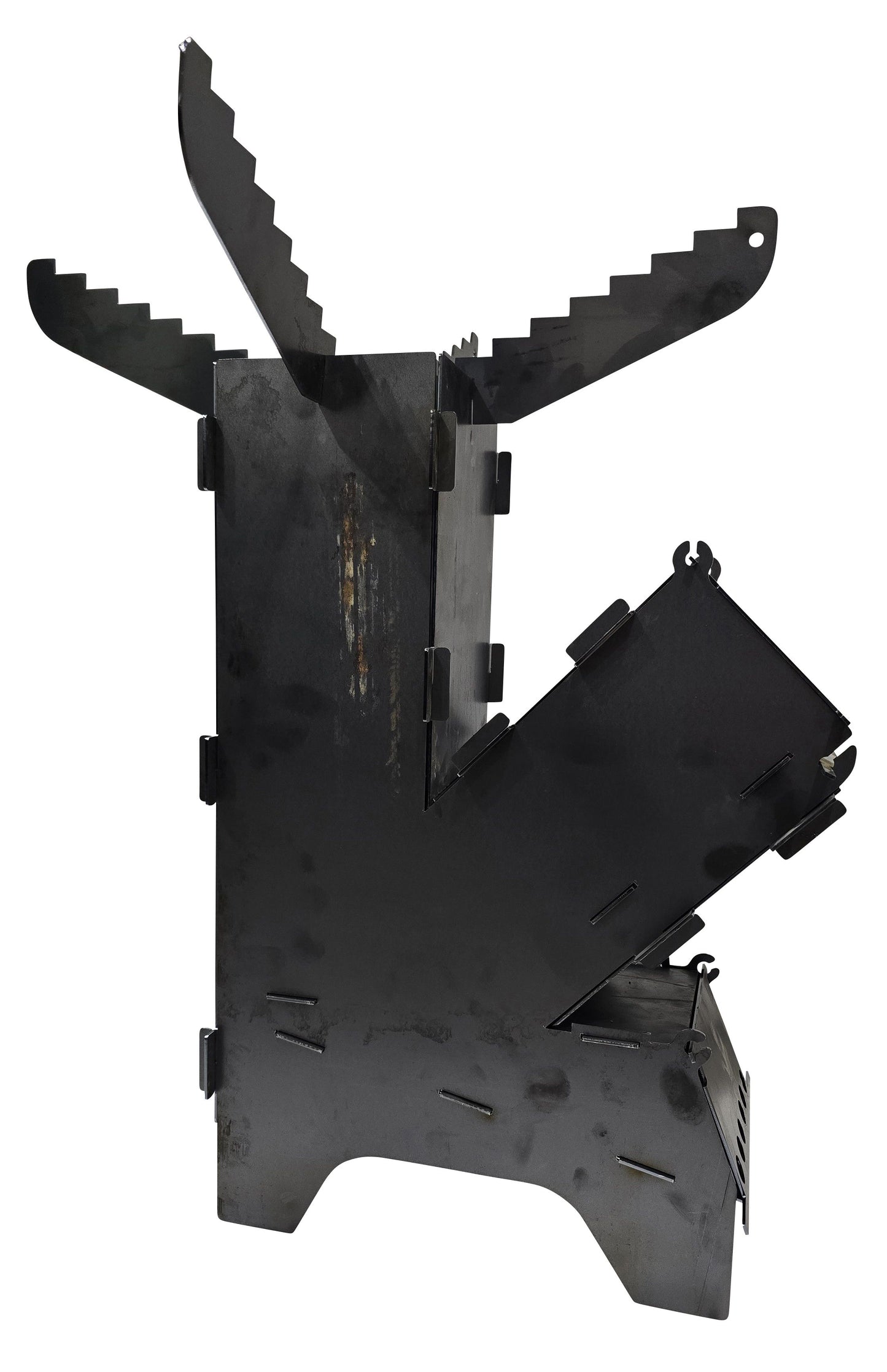 Flat Pack Survival Camping Rocket Stove - DIY Weld it Yourself Kit