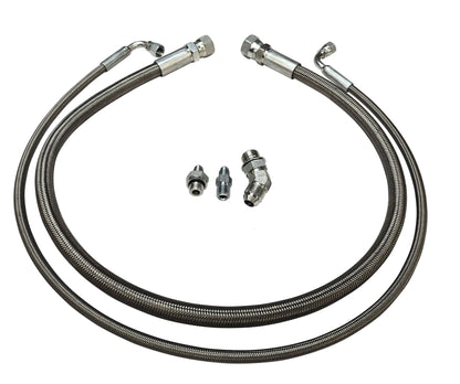 Compound Twin Turbo Oil Supply & Drain Line Kit for 2001-2010 6.6l Duramax