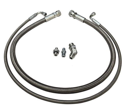 Compound Twin Turbo Oil Supply & Drain Line Kit for 2001-2010 6.6l Duramax