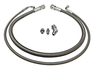 Compound Twin Turbo Oil Supply & Drain Line Kit for 2001-2010 6.6l Duramax