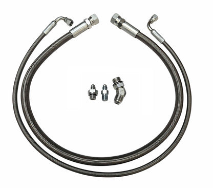 Compound Twin Turbo Oil Supply & Drain Line Kit for 2001-2010 6.6l Duramax