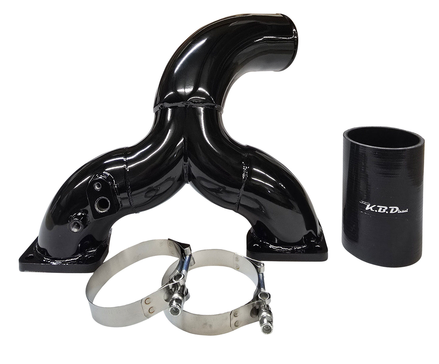 3.5" High Flow Y-Bridge for 6.6l Duramax L5P 2017-2024  Chevy GMC