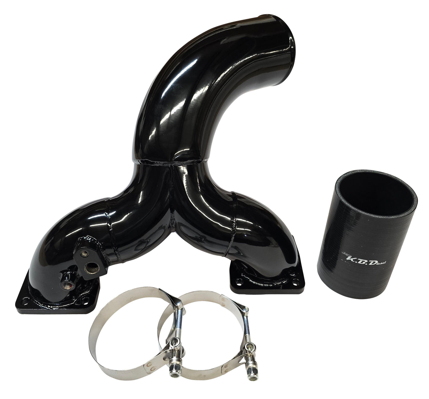 3.5" High Flow Y-Bridge for 6.6l Duramax L5P 2017-2024  Chevy GMC