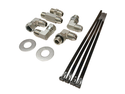 Engine Oil Cooler Line Kit 5/8" 3,000psi for 2001-2006 Gas 8.1l Vortec Chevy GMC