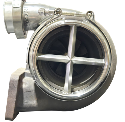 "Short" 5in Marmon Flare S400 *T6 Foot* Downpipe Turbo Guard Cross Bolts Flare Flange & Clamp