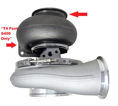 Downpipe V-Band Clamp / Turbine Outlet for S400 Turbo *T4 Foot*