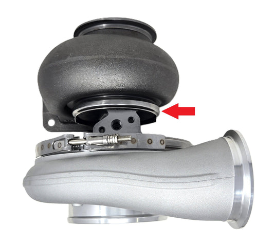 Bearing to Turbine Housing V-Band Clamp for S400 BorgWarner Turbos