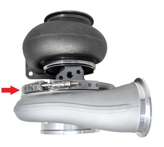 Bearing to Compressor Housing V-Band Clamp for S400 BorgWarner Turbos