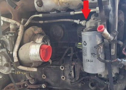 -6 Aftermarket Turbo Oil Supply Fitting Line Fitting for 6.7l Cummins