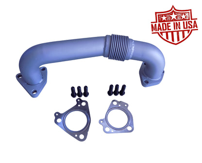 Exhaust Up Pipes Manifolds to Turbo for 6.6l Duramax Chevy GMC 2001-2004 LB7