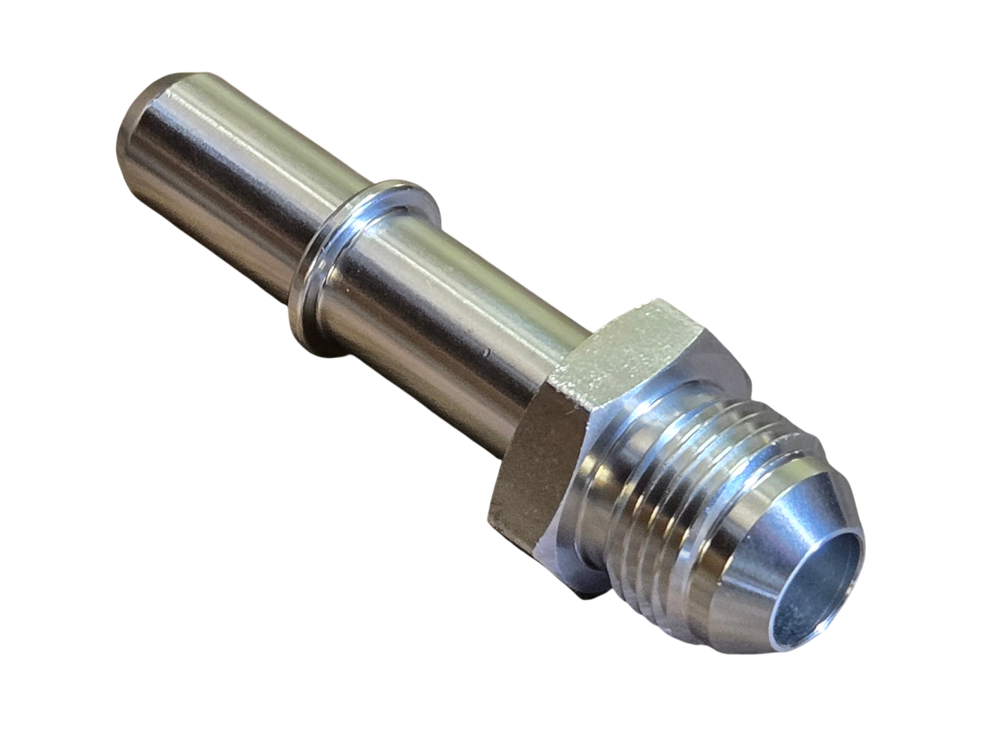 -8 AN to 1/2" Male Quick Connect Fuel Line Adapter Fitting for 6.6 Duramax Chevy