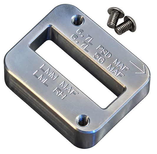 Steel MAF Bung for 2007-2010 LMM & 2017-2024 L5P Chevy GMC 6.6l Duramax