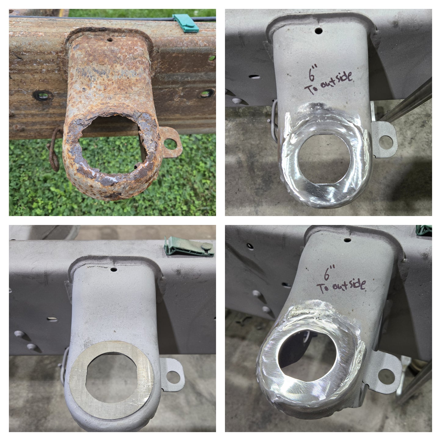 Frame Body Mount Repair Plate for 2001-2019 6.6l Duramax Suburban Yukon